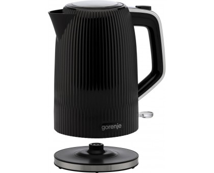Электрочайник Gorenje 1.7л, Strix-контроль, черный матовый