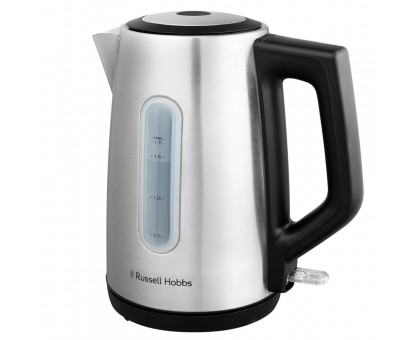 Электрочайник Russell Hobbs Heaton, 1.7л, нержавеющая сталь, серебристо-черный