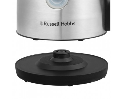 Электрочайник Russell Hobbs Heaton, 1.7л, нержавеющая сталь, серебристо-черный