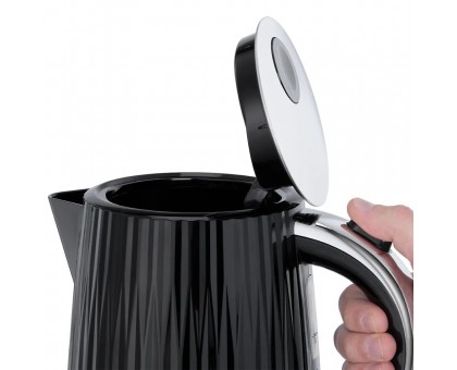 Электрочайник Russell Hobbs Eden, 1.7л, нержавеющая сталь, пластик, черный Электрочайник Russell Hobbs Eden, 1.7л, нержавеющая сталь, пластик, черный