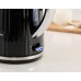 Электрочайник Russell Hobbs Eden, 1.7л, нержавеющая сталь, пластик, черный