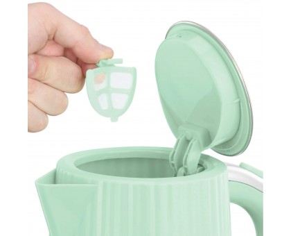 Електрочайник Russell Hobbs Eden, 1.7л, нержавіюча сталь, пластик, фісташковий