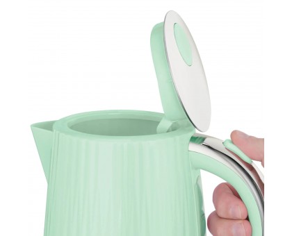 Електрочайник Russell Hobbs Eden, 1.7л, нержавіюча сталь, пластик, фісташковий