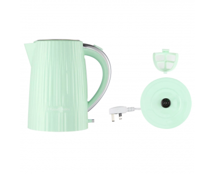 Електрочайник Russell Hobbs Eden, 1.7л, нержавіюча сталь, пластик, фісташковий