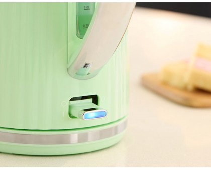 Електрочайник Russell Hobbs Eden, 1.7л, нержавіюча сталь, пластик, фісташковий
