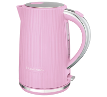 Электрочайник Russell Hobbs Eden, 1.7л, нержавеющая сталь, пластик, малиновый
