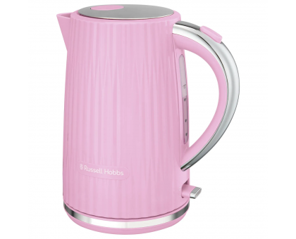 Электрочайник Russell Hobbs Eden, 1.7л, нержавеющая сталь, пластик, малиновый