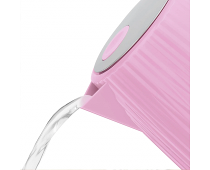 Электрочайник Russell Hobbs Eden, 1.7л, нержавеющая сталь, пластик, малиновый