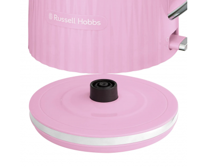 Электрочайник Russell Hobbs Eden, 1.7л, нержавеющая сталь, пластик, малиновый