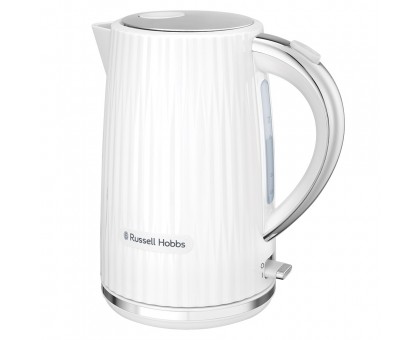 Электрочайник Russell Hobbs Eden, 1.7л, нержавеющая сталь, пластик, белый Электрочайник Russell Hobbs Eden, 1.7л, нержавеющая сталь, пластик, белый
