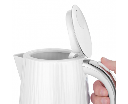 Электрочайник Russell Hobbs Eden, 1.7л, нержавеющая сталь, пластик, белый Электрочайник Russell Hobbs Eden, 1.7л, нержавеющая сталь, пластик, белый