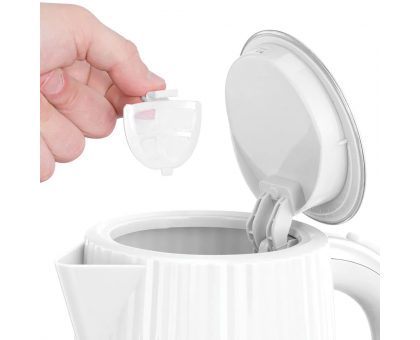 Электрочайник Russell Hobbs Eden, 1.7л, нержавеющая сталь, пластик, белый Электрочайник Russell Hobbs Eden, 1.7л, нержавеющая сталь, пластик, белый