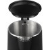 Электрочайник Gorenje, 1,5л, 2,200 Вт, корпус- нержав., Strix, матовый, черный