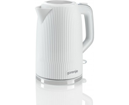 Електрочайник Gorenje 1.7л, Strix-контроль, білий матовий