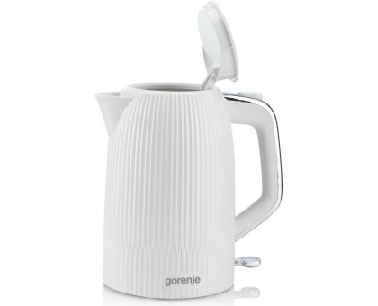 Електрочайник Gorenje 1.7л, Strix-контроль, білий матовий