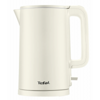 Электрочайник Tefal Thermo Protect, 1.5л, пластик, бежевый