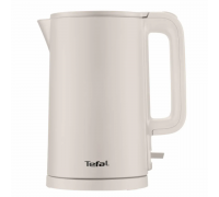 Электрочайник Tefal Thermo Protect, 1.5л, пластик, бежевый