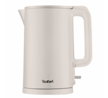 Электрочайник Tefal Thermo Protect, 1.5л, пластик, бежевый