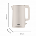 Електрочайник Tefal Thermo Protect, 1.5л, пластик, нержавіюча сталь, бежевий