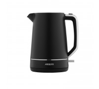 Электрочайник Ardesto 1.7л, Otter, пластик, черный матовый