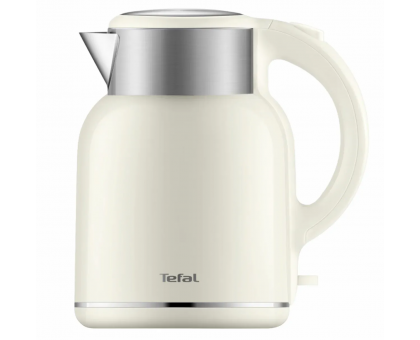 Електрочайник Tefal Thermo Protect XL, 1.9л, пластик, нержавіюча сталь, бежевий