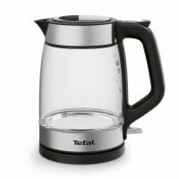 Электрочайник Tefal Glass Kettle 1.7л, стекло, с подсветкой, серебристо-черный