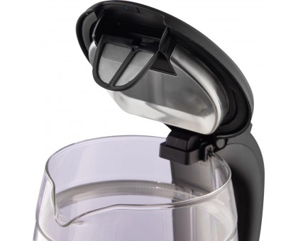 Електрочайник Gorenje 1.7л, 2,200 Вт, strix контроль, скло, чорний Електрочайник Gorenje 1.7л, 2,200 Вт, strix контроль, скло, чорний