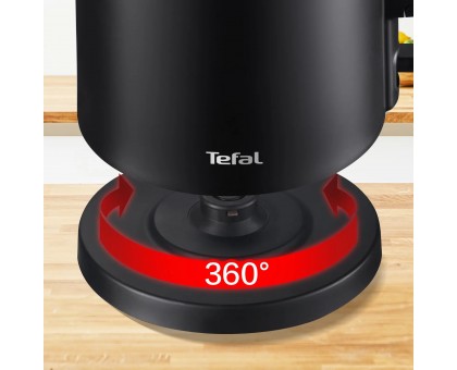 Электрочайник Tefal Thermo Protect, 1.5л, пластик, черный