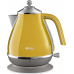 Электрочайник DeLonghi Icona Capitals, 1.7л, нержавеющая сталь, желтый