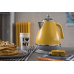 Электрочайник DeLonghi Icona Capitals, 1.7л, нержавеющая сталь, желтый
