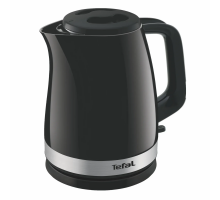 Електрочайник Tefal Delfini 1.7л, пластик, сріблясто-чорний