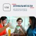 Електрочайник Tefal Delfini 1.7л, пластик, сріблясто-чорний