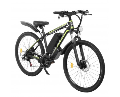Електровелосипед 2E EB35 27,5", зелено-чорний
