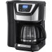 Кавоварка Russell Hobbs крапельна Chester Grind und Brew 1.5л, мелена + зерна, LED-дисплей, кавомолка, чорно-сріблястий