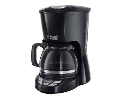 Кофеварка Russell Hobbs капельная Textures Plus 1.25л, молотый, черный Кофеварка Russell Hobbs капельная Textures Plus 1.25л, молотый, черный