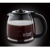 Кофеварка Russell Hobbs капельная Adventure, 1.25л, молотый, черно-серебристый
