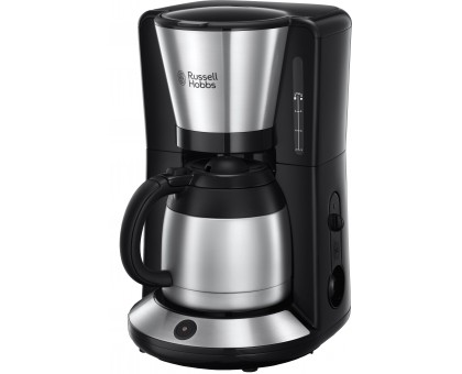 Кофеварка Russell Hobbs капельная Adventure, 1л, молотый, черно-серебристый Кофеварка Russell Hobbs капельная Adventure, 1л, молотый, черно-серебристый