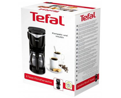 Кавоварка Tefal крапельна Good Value 0.6л, мелена, чорний Кавоварка Tefal крапельна Good Value 0.6л, мелена, чорний