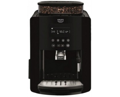 Кавомашина Krups Arabica 1.7л, зерно, ручний капучинатор, LED - дисплей, авторецептів - 3, свій рецепт, чорний