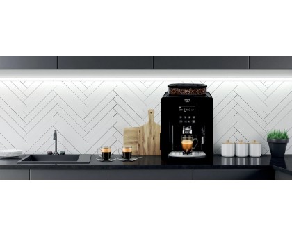 Кавомашина Krups Arabica 1.7л, зерно, ручний капучинатор, LED - дисплей, авторецептів - 3, свій рецепт, чорний