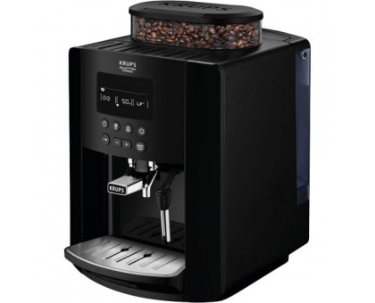 Кавомашина Krups Arabica 1.7л, зерно, ручний капучинатор, LED - дисплей, авторецептів - 3, свій рецепт, чорний