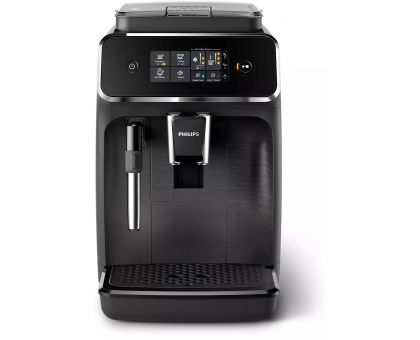 Кофемашина Philips Series 2200 1.8л, зерно + молоко, ручной капучинатор, авторецептов - 1, черный