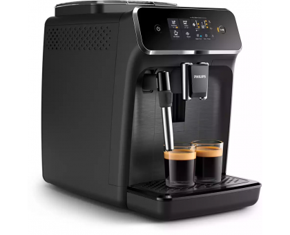 Кофемашина Philips Series 2200 1.8л, зерно + молоко, ручной капучинатор, авторецептов - 1, черный