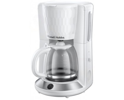 Кавоварка Russell Hobbs крапельна Honeycomb 1.25л, мелена, білий