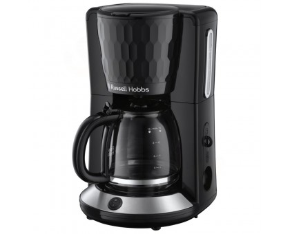 Кофеварка Russell Hobbs капельная Honeycomb 1.25л, молотый, черный