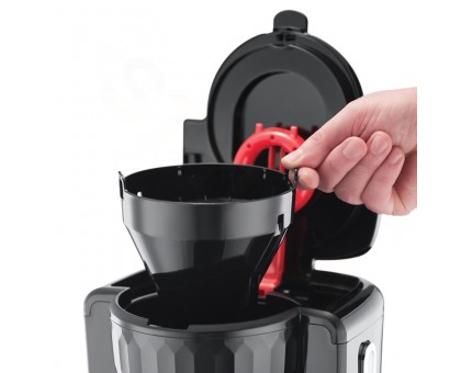 Кофеварка Russell Hobbs капельная Honeycomb 1.25л, молотый, черный