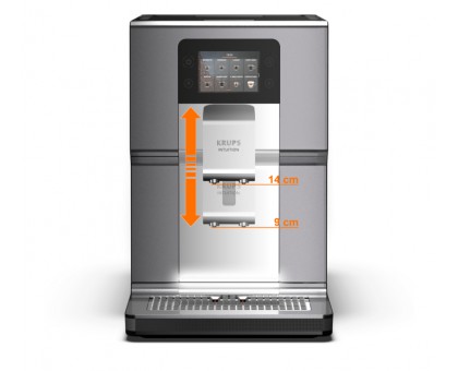 Кофемашина Krups Intuition Preference 3л, зерно, автомат.капучинатор, авторецептов - 8, серо-черный Кофемашина Krups Intuition Preference 3л, зерно, автомат.капучинатор, авторецептов - 8, серо-черный