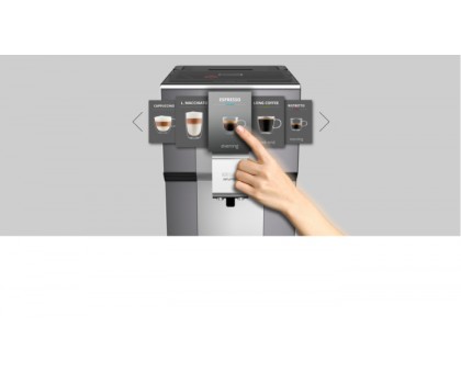 Кофемашина Krups Intuition Preference 3л, зерно, автомат.капучинатор, авторецептов - 8, серо-черный Кофемашина Krups Intuition Preference 3л, зерно, автомат.капучинатор, авторецептов - 8, серо-черный