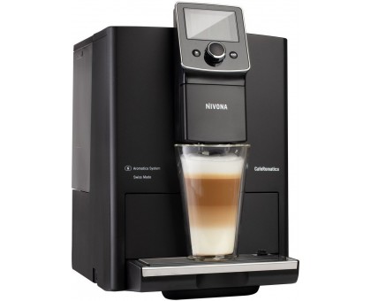 Кофемашина NIVONA CafeRomatica 1.8л, зерно + молоко, автомат.капучинатор, аторецептов - 9, черный