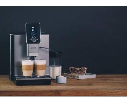 Кавомашина NIVONA CafeRomatica 2.2л, зерно + мелена, автомат.капучинатор, авторецептів. - 9, сріблястий